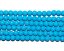 16 inches 12 mm Round Blue Natural Turquoise Beads Loose Strand