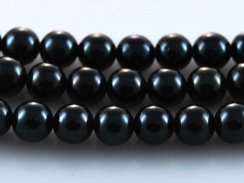 16 inches AAA 5.0-5.5mm Round Black Akoya Pearls Loose Strand