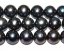 16 inches AA 6-7mm Black Round Freshwater Pearls Loose Strand