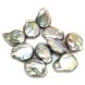 20-30mm Silver Natural No Hole Loose Flat Baroque Coin Pearls,Sold by Piece