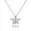 Wholesale Rhodium Plated Turtoise Style Wish Pearl Cage Pendent Necklace