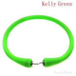 Wholesale Kelly Green Rubber Silicone Band for DIY Bracelet