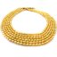 16 inches 4-5mm High Luster Yellow Gold Rice Pearls Loose Strand