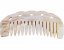 Natural Carved Mother of Pearl Shell Hair Comb