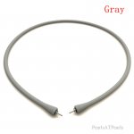 Wholesale Gray Rubber Silicone Band for DIY Necklace