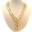 48 inches 12-13 mm Natural Pink Coin Freshwater Pearl Necklace