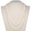 48 inches White Nugget Pearl Long Chain Sweater Necklace
