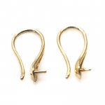 Wholesale Yellow Gold Filled Earring Hook,Sold by Pair