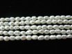 Wholesale A 16 inches 2-3mm White Rice Pearls Loose Strand