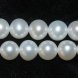 16 inches AA 8-9 mm White Round Fresh Water Pearls Loose Strand