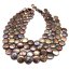 16 inches 16-17mm Large Coffee Coin Pearls Loose Strand