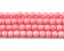 16 inches 10-10.5mm Pink Round Natural Coral Beads Loose Strand