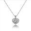 Wholesale Rhodium Plated Peach Shaped Style Wish Pearl Cage Pendent Necklace