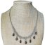 18 inches 7-8mm Coffee Natural Rice Pearl Fringe Necklace