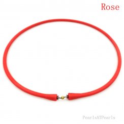 Wholesale Rose Rubber Silicone Band for Custom Necklace