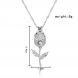 Wholesale Rhodium Plated Rose Style Wish Pearl Cage Pendent Necklace