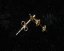 14K Yellow Solid Gold Earring Pins with Butterfly Post,Sold by Pair