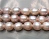 16 inches A 5-6 mm Natural Pink Rice Pearls Loose Strand