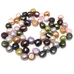 16 inches 8-9mm Multicolor Natural Dancing Pearls Loose Strand