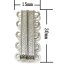Wholesale 15x30mm 5 Rows Silver Magnetic Necklace Clasp