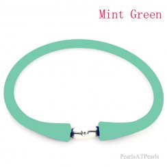 Wholesale Mint Green Rubber Silicone Band for DIY Bracelet