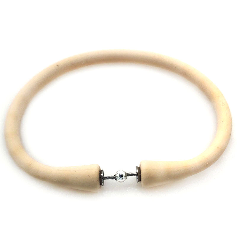 Wholesale Beige Rubber Silicone Band for DIY Bracelet