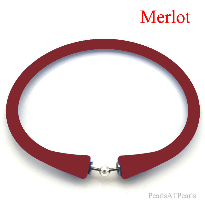 Wholesale Merlot Rubber Silicone Band for DIY Bracelet