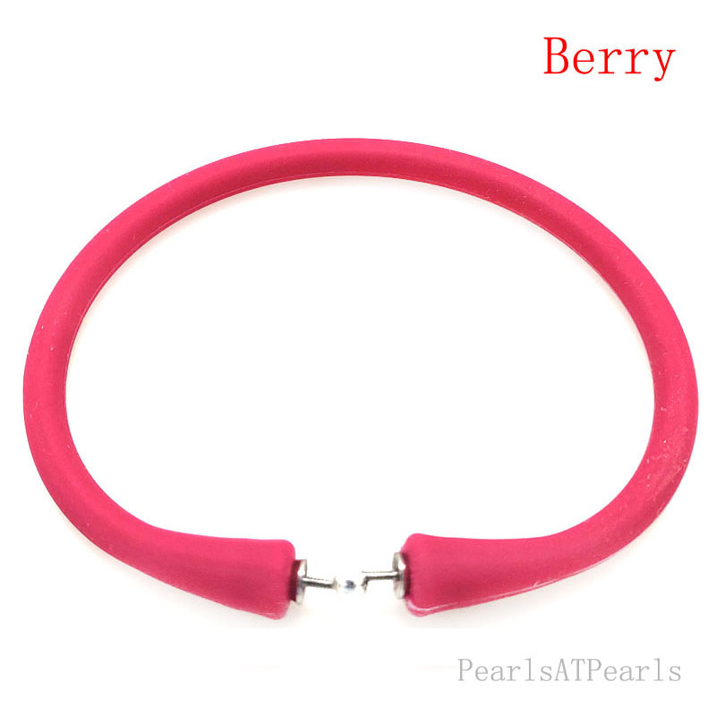 Wholesale Berry Rubber Silicone Band for DIY Bracelet