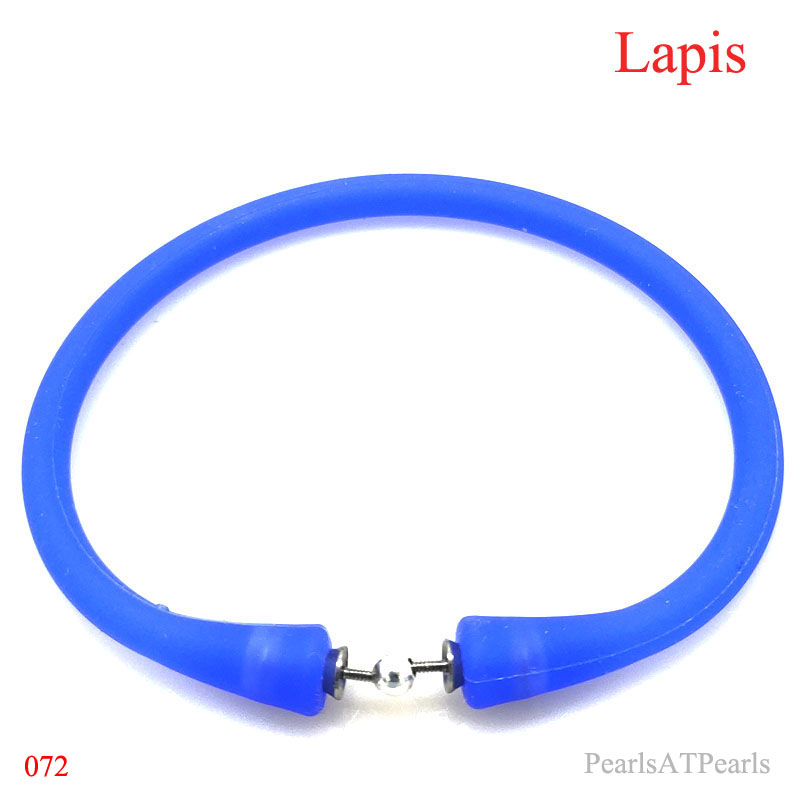 Wholesale Lapis Rubber Silicone Band for DIY Bracelet