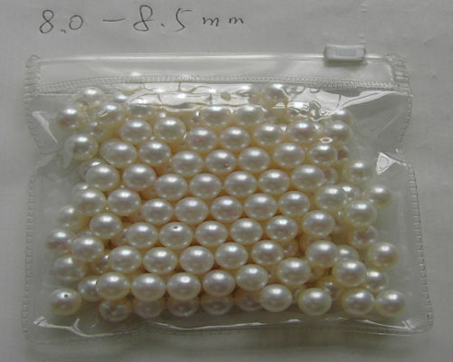 8.0-8.5 mm AAA White Loose Akoya Pearls,Sold by Pair