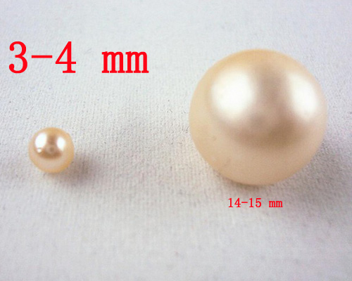 Wholesale 3-4mm AAA Round Freshwater Loose Seed Pearl,Sold by Piece