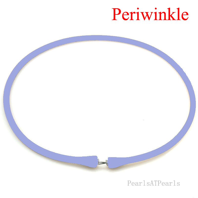 Wholesale Periwinkle Rubber Silicone Band for Custom Necklace