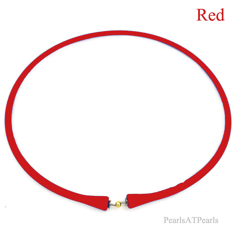 Wholesale Red Rubber Silicone Band for Custom Necklace