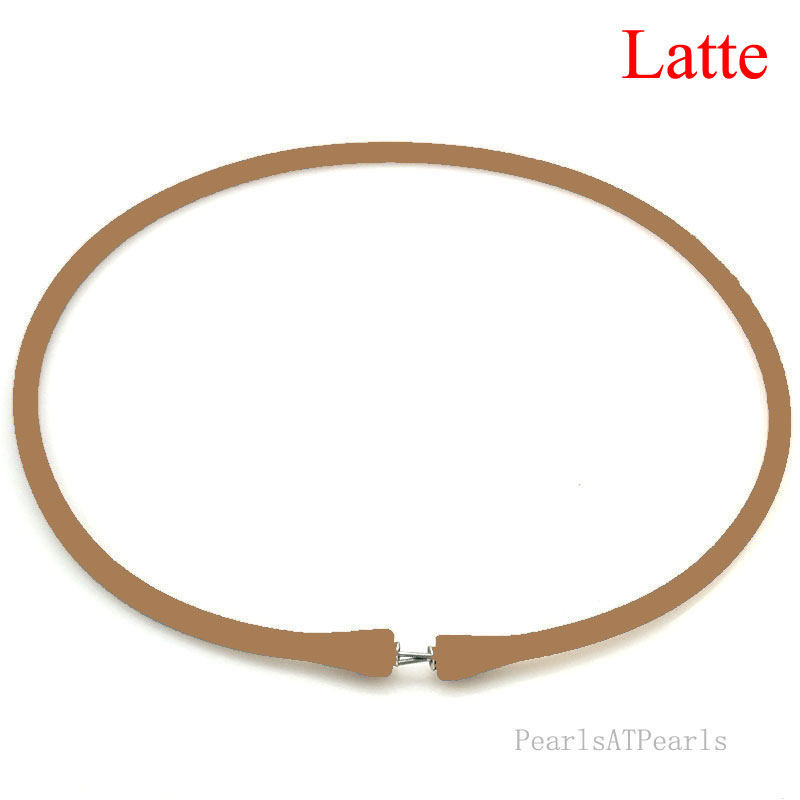 Wholesale Latte Rubber Silicone Band for Custom Necklace