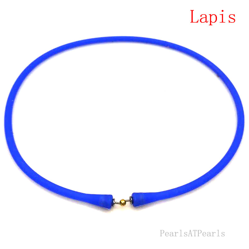 Wholesale Lapis Rubber Silicone Band for Custom Necklace