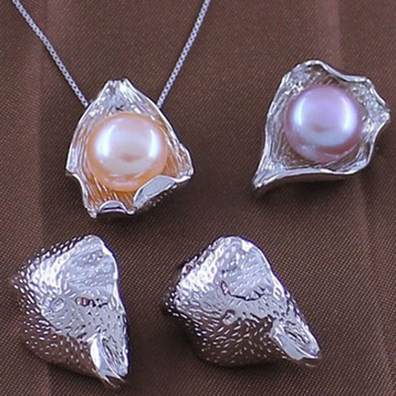 11-12mm 925 Sterling Silver Button Freshwater Pearl Pendent