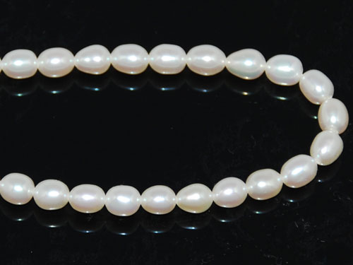 16 inches AAA 2-3mm White Seed Rice Pearls Loose Strand