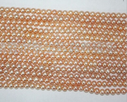 16 inches AA  2-3mm Natural Pink Freshwater Pearls Loose Strand