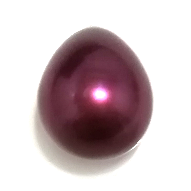 12x16mm Violet Half Hole Raindrop Shell Pearls Beads,Sold by Piece
