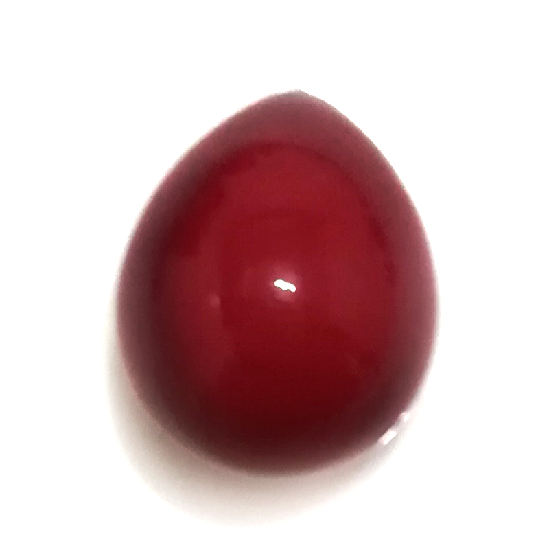 12x16mm Red Half Hole Raindrop Shell Pearls Beads,Sold by Piece