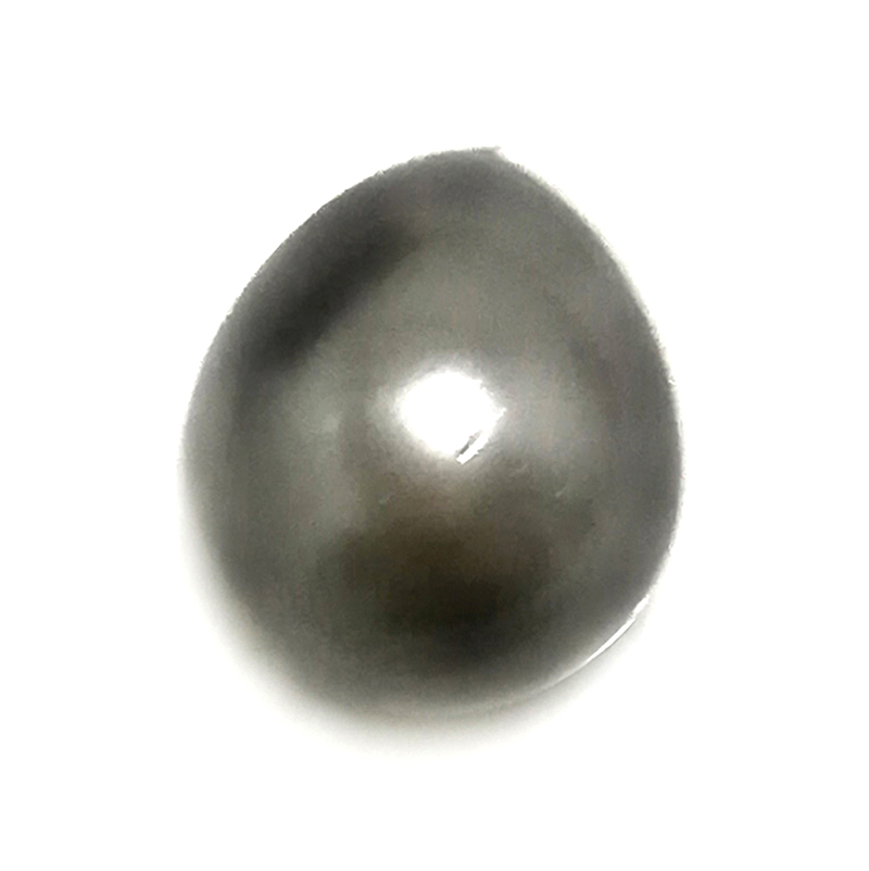 12x16mm Silver Gray Half Hole Raindrop Shell Pearls Beads,Sold by Piece
